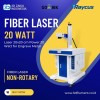 Zaiku Fiber Laser Marking 30x30 cm Power 20 Watt Engraving Besi - Tanpa Komputer
